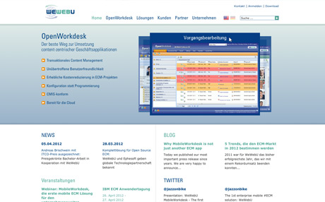 Drupal Website Referenz WeWebU