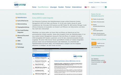 Drupal Webdesign Referenz WeWebU Herzogenaurach